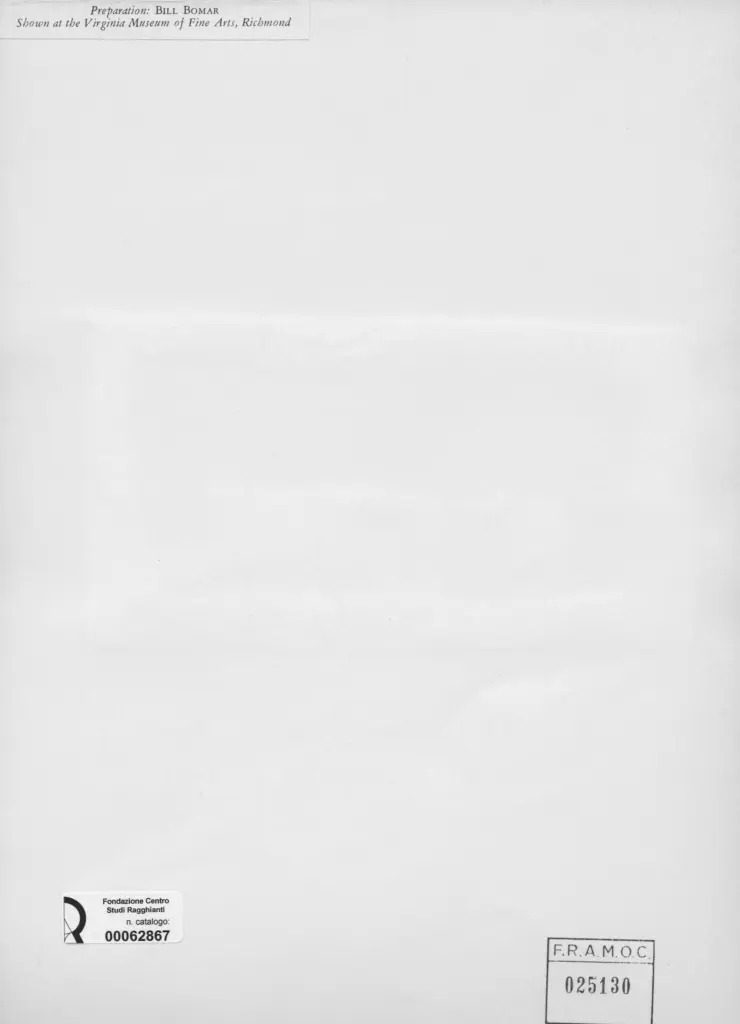 Anonimo , Bomar, Bill - sec. XX - Preparation , retro