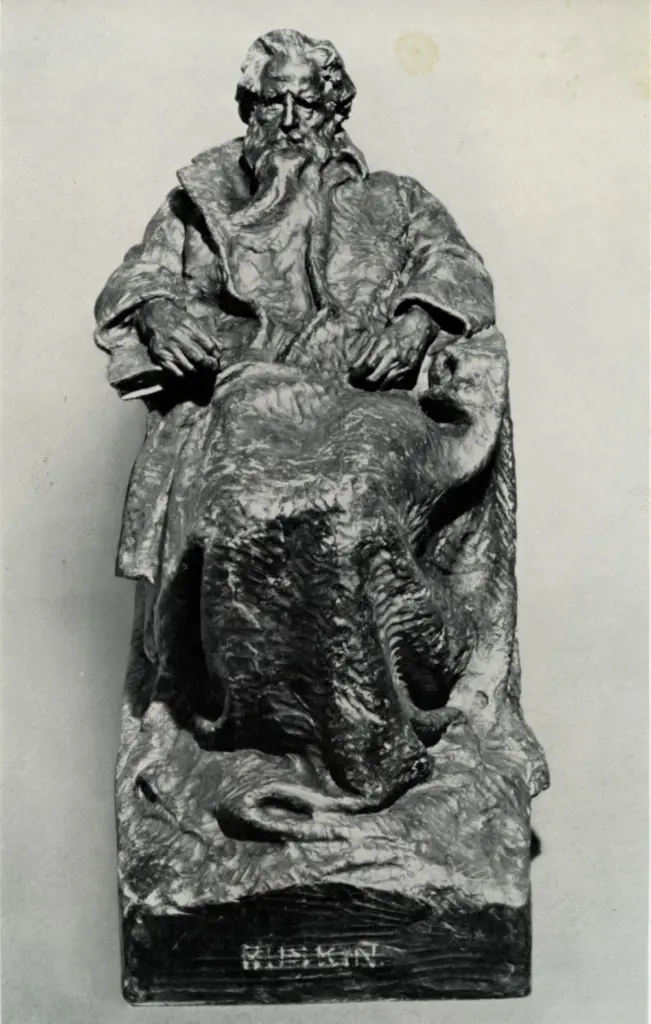 Anonimo , Borglum, Gutzon John - sec. XX - John Ruskin , fronte