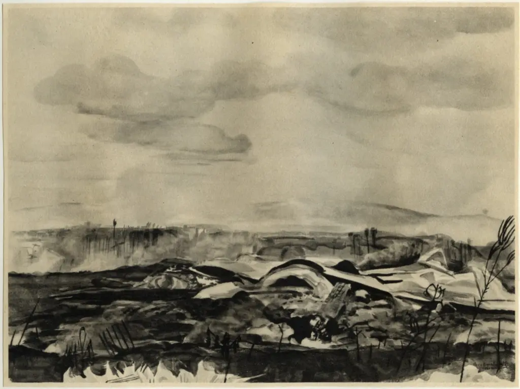Burchfield, Charles , Burning Muckland