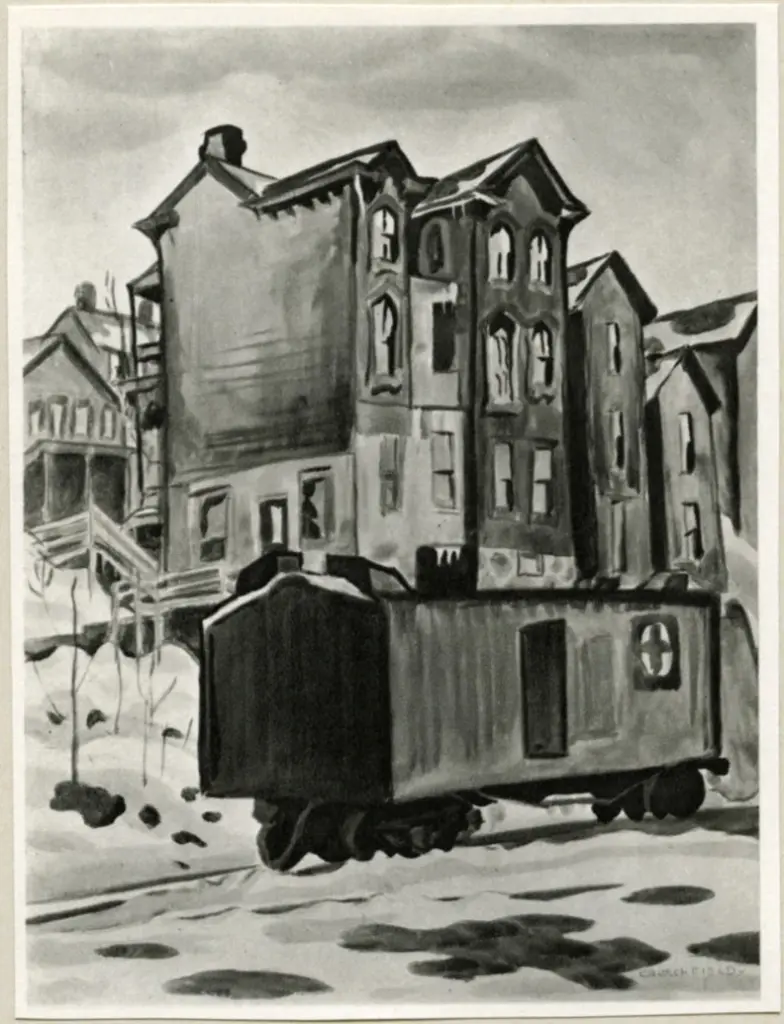 Burchfield, Charles , Pippin House, East Liverpool, Ohio