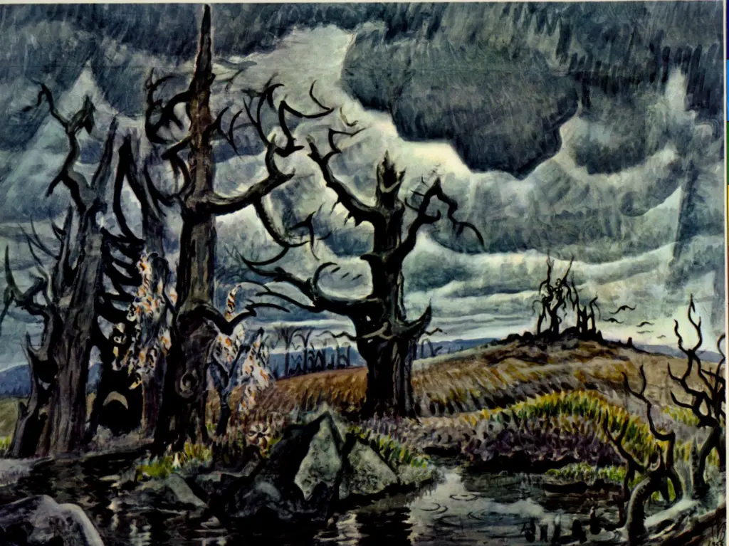 Burchfield, Charles , Corruccio d'aprile