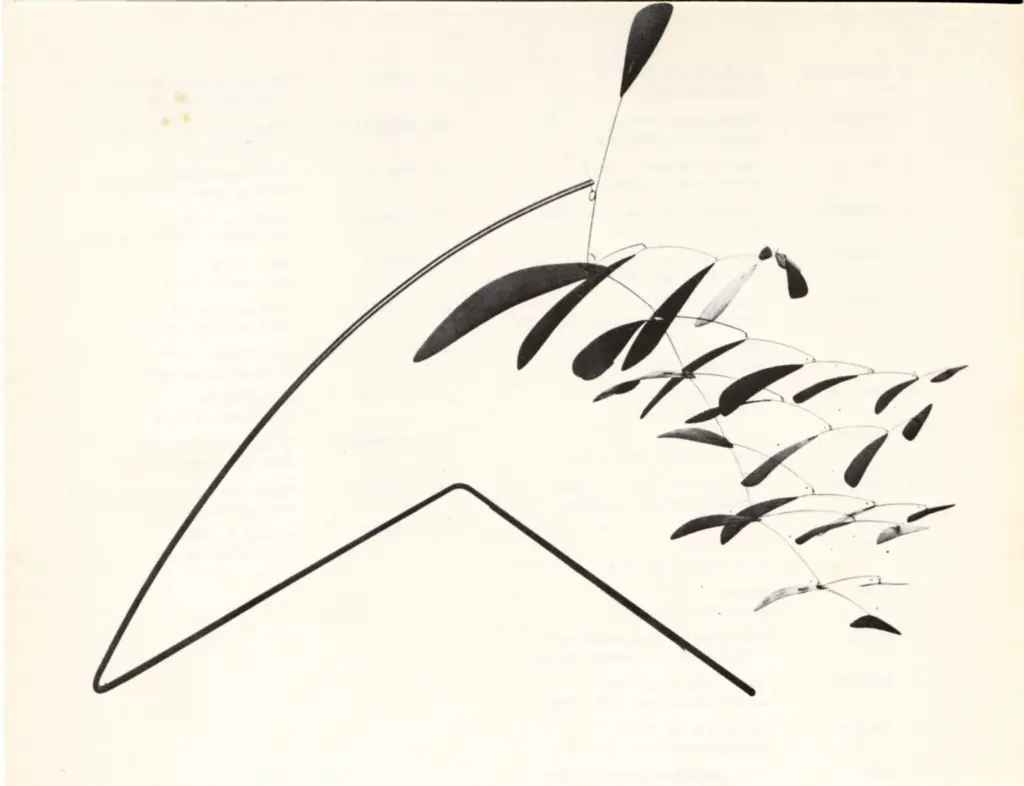 Anonimo , Calder, Alexander - sec. XX - Little-Leaves