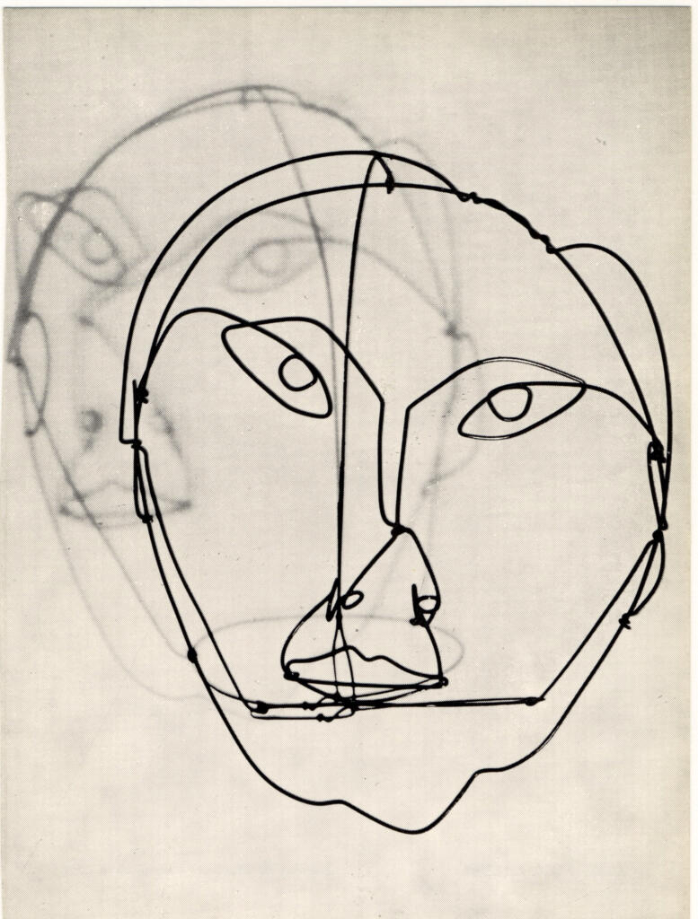 Anonimo , Calder, Alexander - sec. XX - Ritratto di Giovanni Carandente , fronte