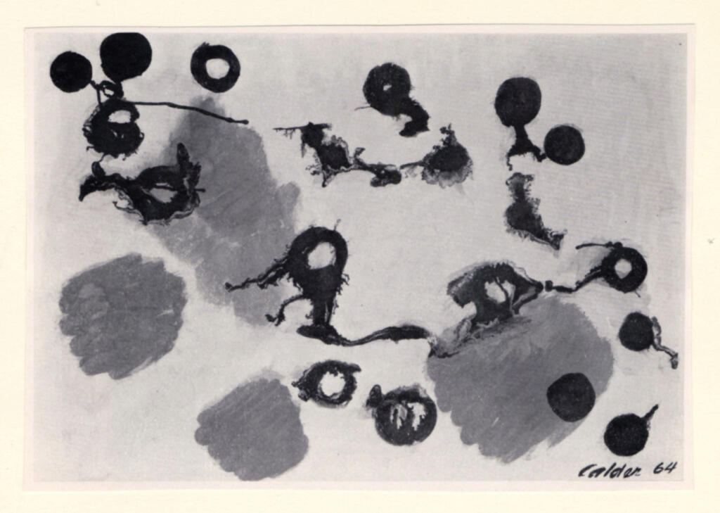 Anonimo , Calder, Alexander - sec. XX - Black Discs , fronte