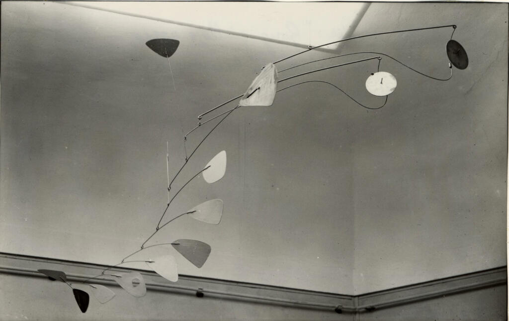 Anonimo , Calder, Alexander - sec. XX - Gong giallo e rosso , fronte
