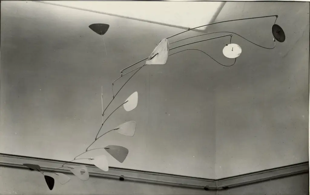 Anonimo , Calder, Alexander - sec. XX - Gong giallo e rosso , fronte