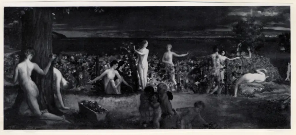 Anonimo , Davies, Arthur B. - sec. XX - Fantasy of the Vine , fronte