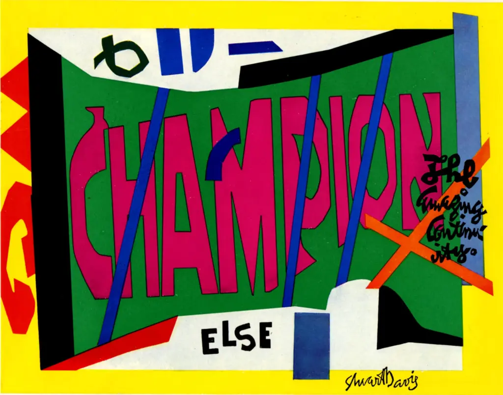 Anonimo , Davis, Stuart - sec. XX - Visa , fronte