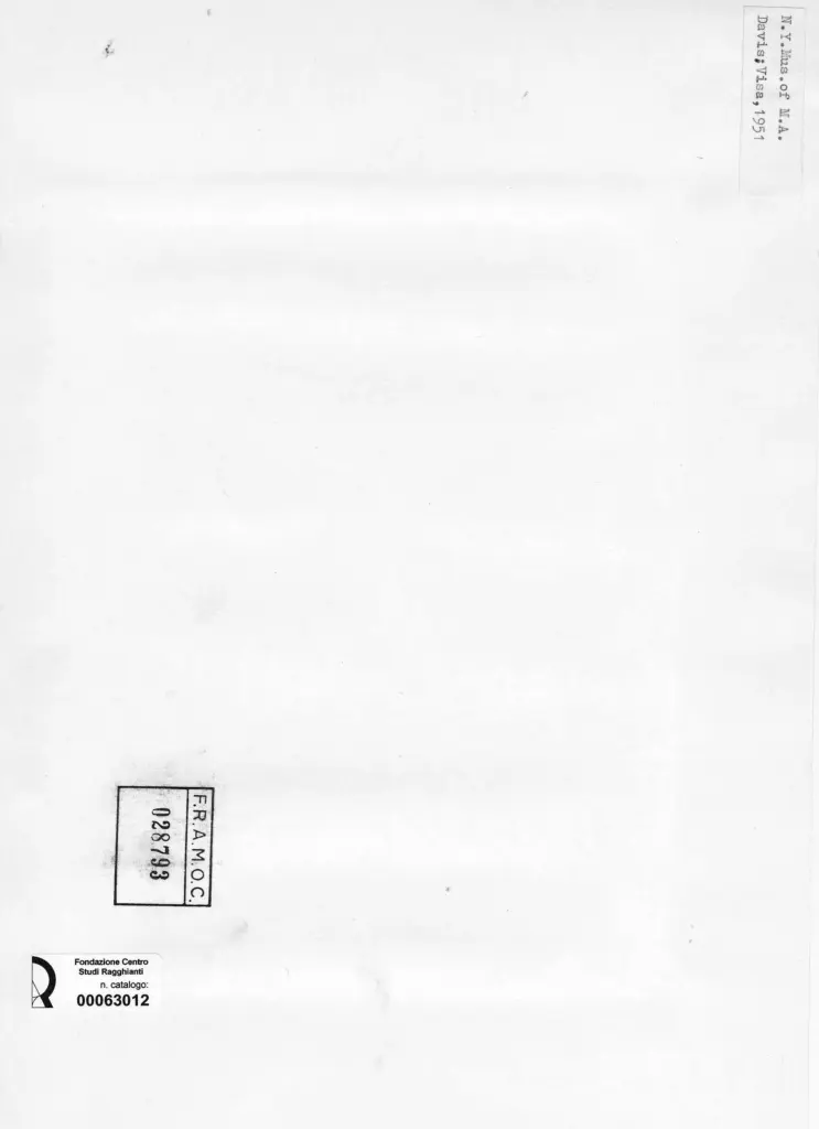 Anonimo , Davis, Stuart - sec. XX - Visa , retro