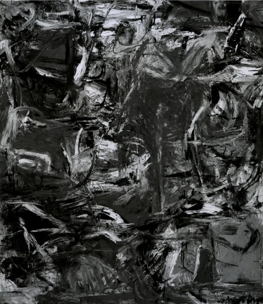 Anonimo , De Kooning, Willem - sec. XX - Composition , fronte