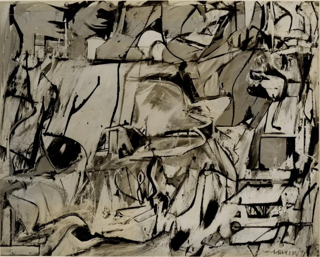 Baker, Oliver , De Kooning, Willem - sec. XX - Ashville II , fronte