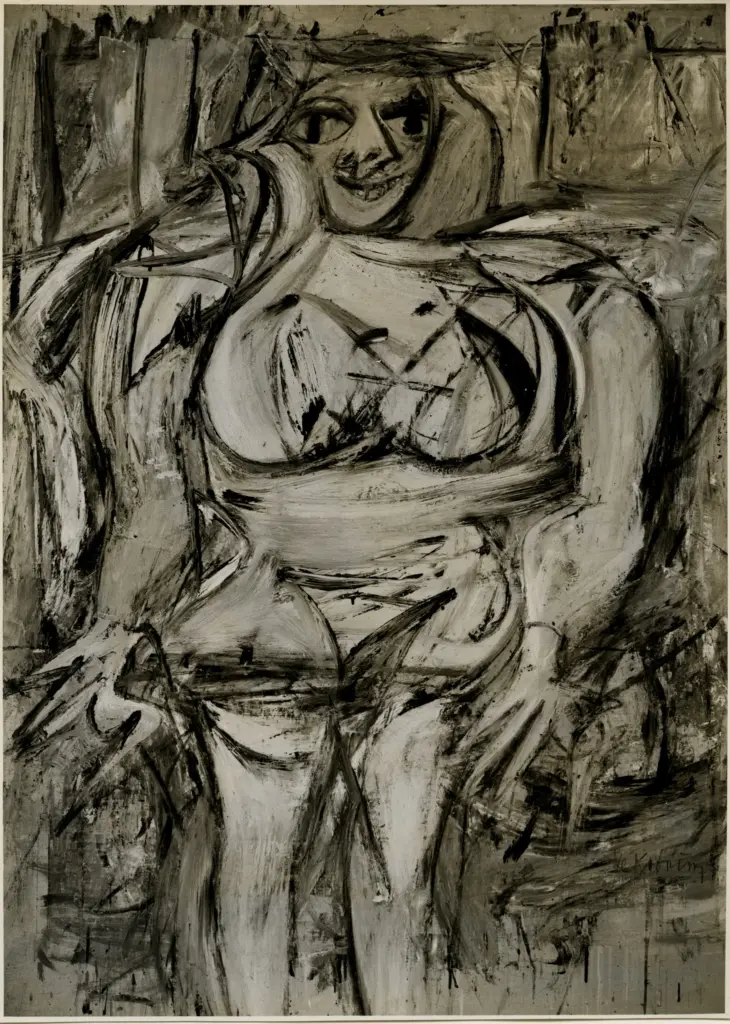 Baker, Oliver , De Kooning, Willem - sec. XX - Woman III , fronte