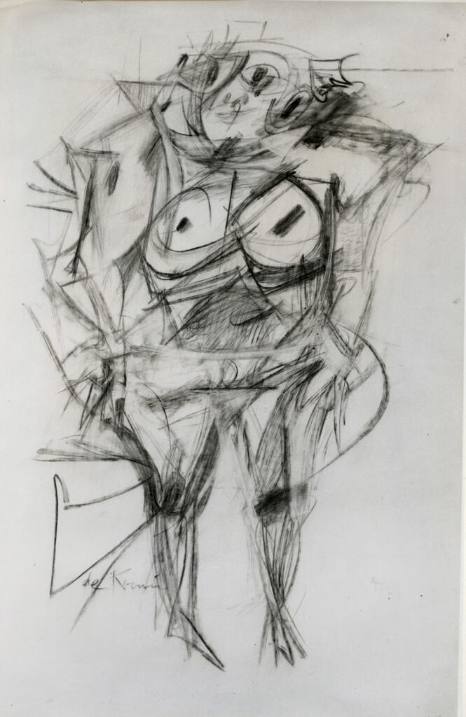 Anonimo , De Kooning, Willem - sec. XX - Figura , fronte