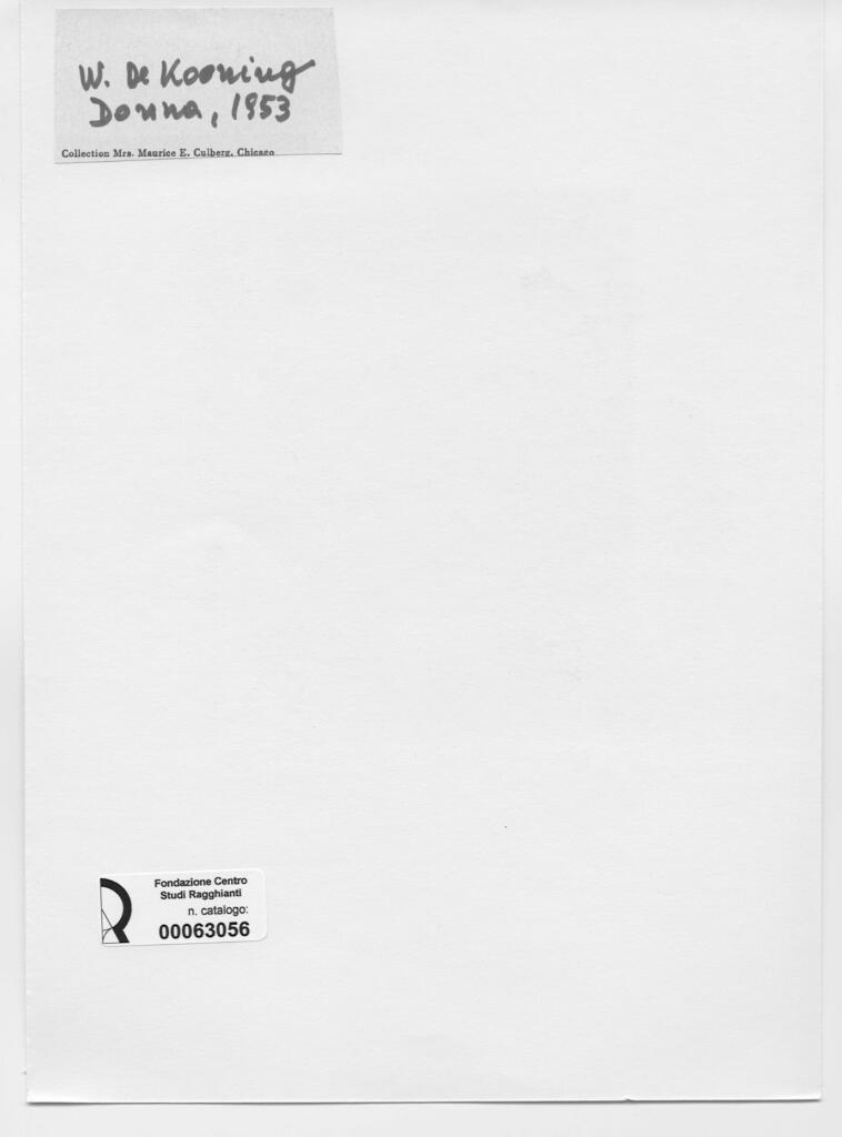 Anonimo , De Kooning, Willem - sec. XX , retro