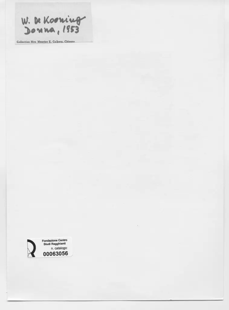 Anonimo , De Kooning, Willem - sec. XX , retro