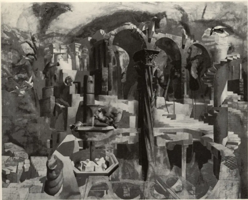 Dickinson, Edwin , Rovine a Dafne