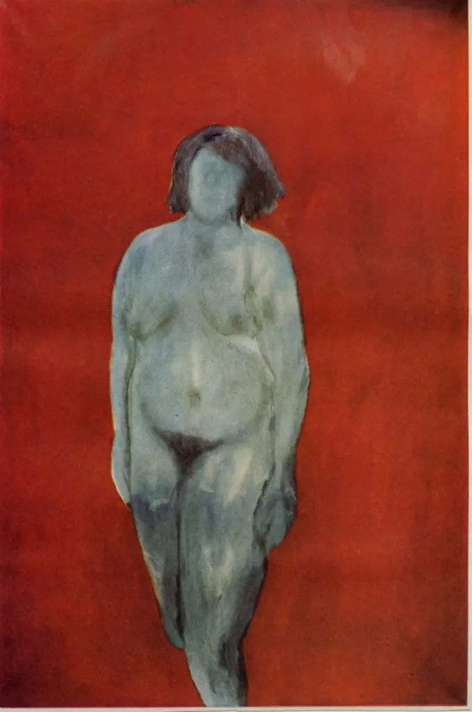 Drexler, Sherman , Advancing Figure (Red Nude)