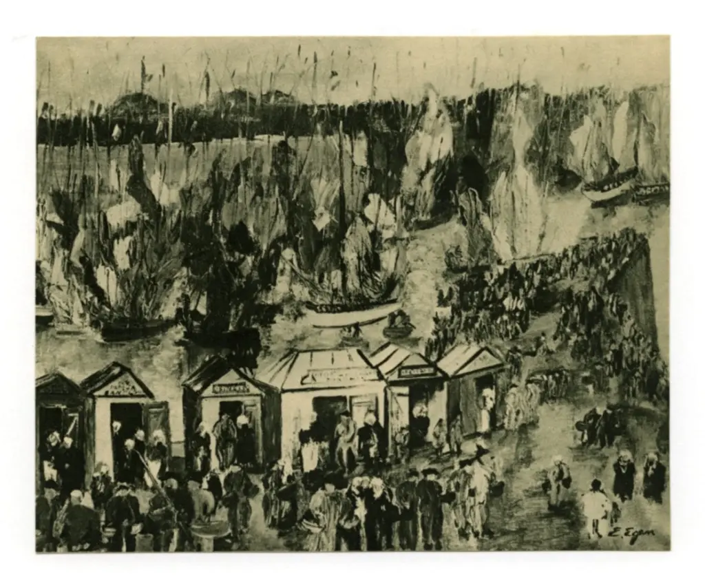 Anonimo , Egan, Eloise - sec. XX - Concarneau , fronte