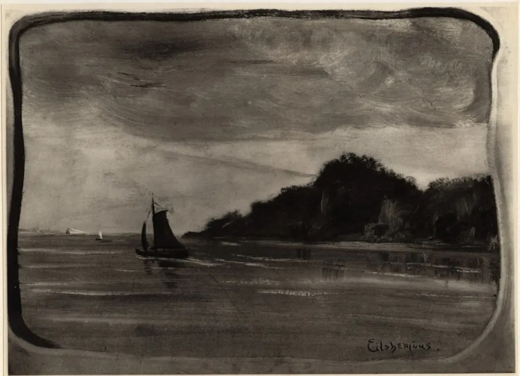 Anonimo , Eilshemius - sec. XX - Going to the sea , fronte