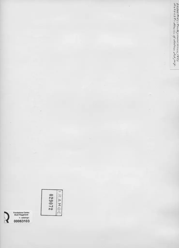 Anonimo , Eilshemius - sec. XIX - Vento pomeridiano , retro