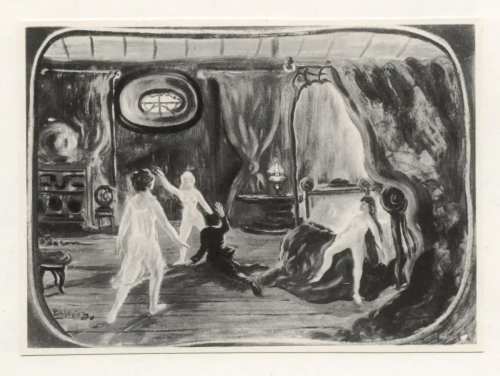 Anonimo , Eilshemius, Louis - sec. XX - Gelosia , fronte