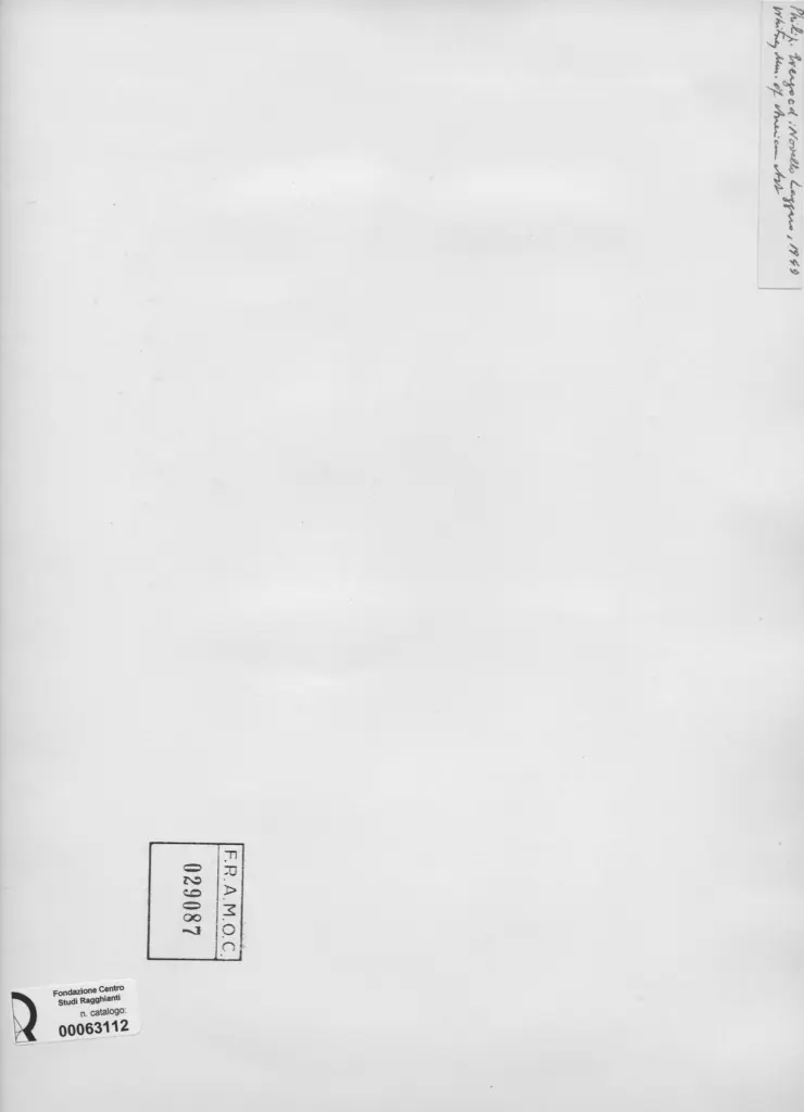 Anonimo , Evergood, Philip - sec. XX - Novello Leggero , retro