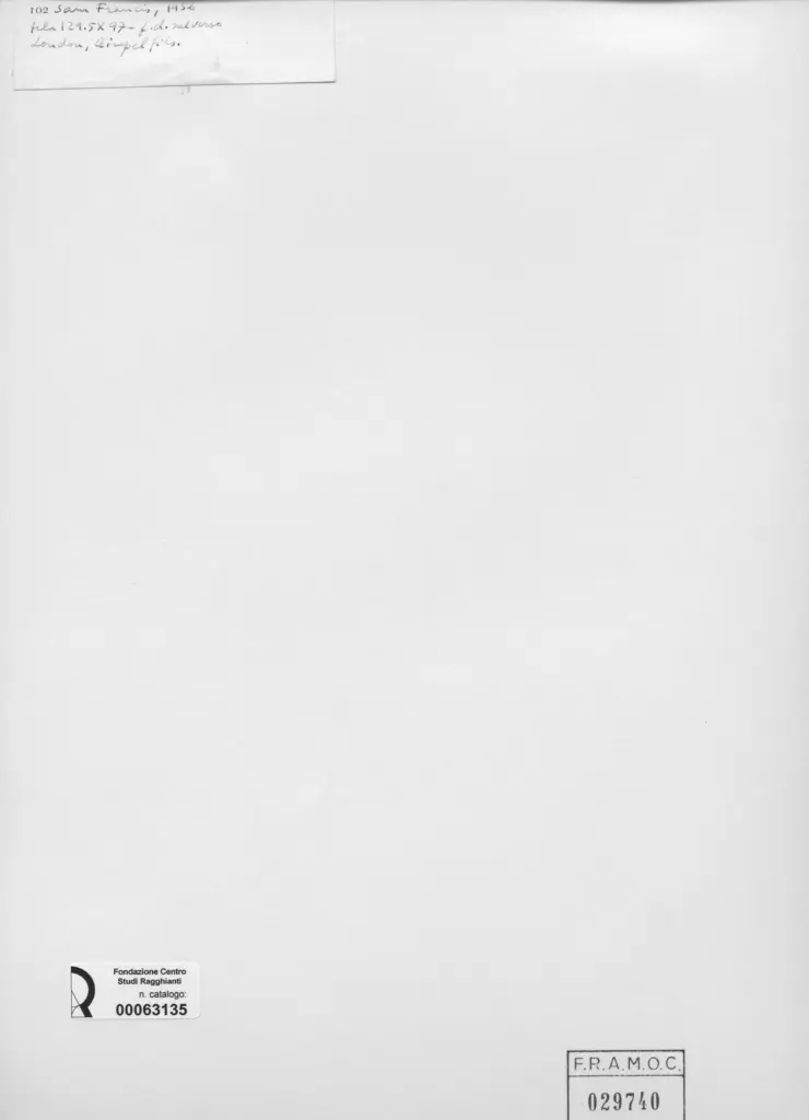 Anonimo , Francis, Sam - sec. XX , retro