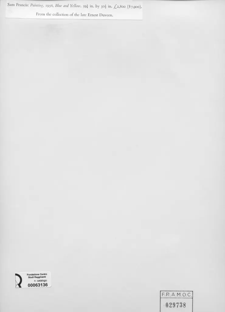 Anonimo , Francis, Sam - sec. XX , retro