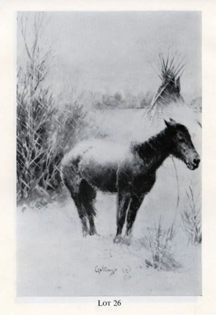 Anonimo , Gollings, Edward - sec. XX - Snowstorm , fronte