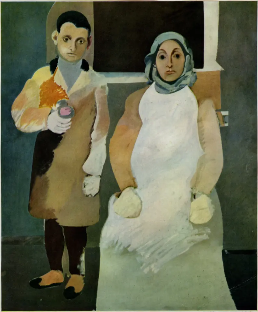 Anonimo , Gorki, Arshile - sec. XX - The Artist and his mother , fronte