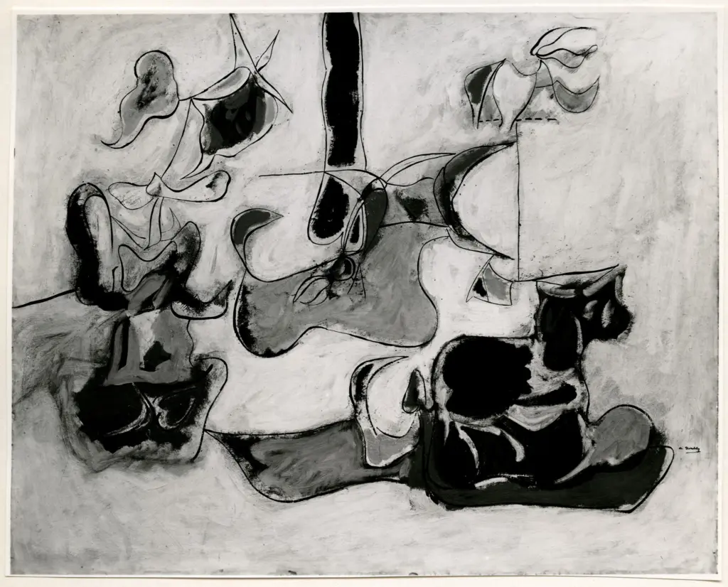 Giacomelli , Gorki, Arshile - sec. XX - Giardino a Sochi II , fronte