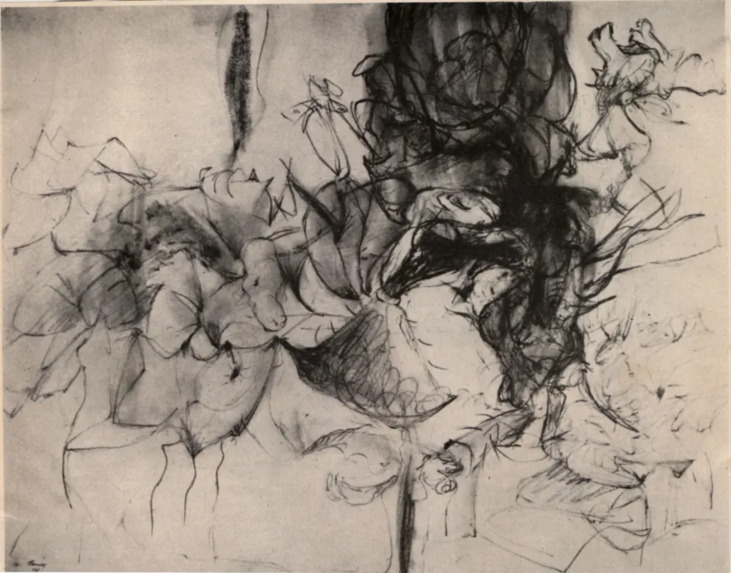 Anonimo , Gorki, Arshile - sec. XX - Silecence was closing upon him , fronte