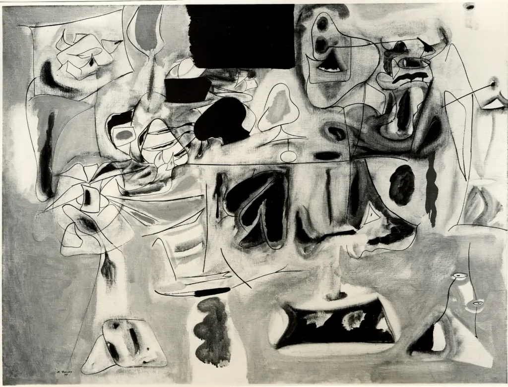 Giacomelli , Gorki, Arshile - sec. XX - Paesaggio , fronte