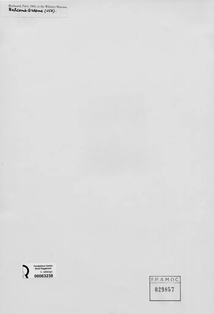 Anonimo , Greene, Balcomb - sec. XX - Boulevard, Paris , retro