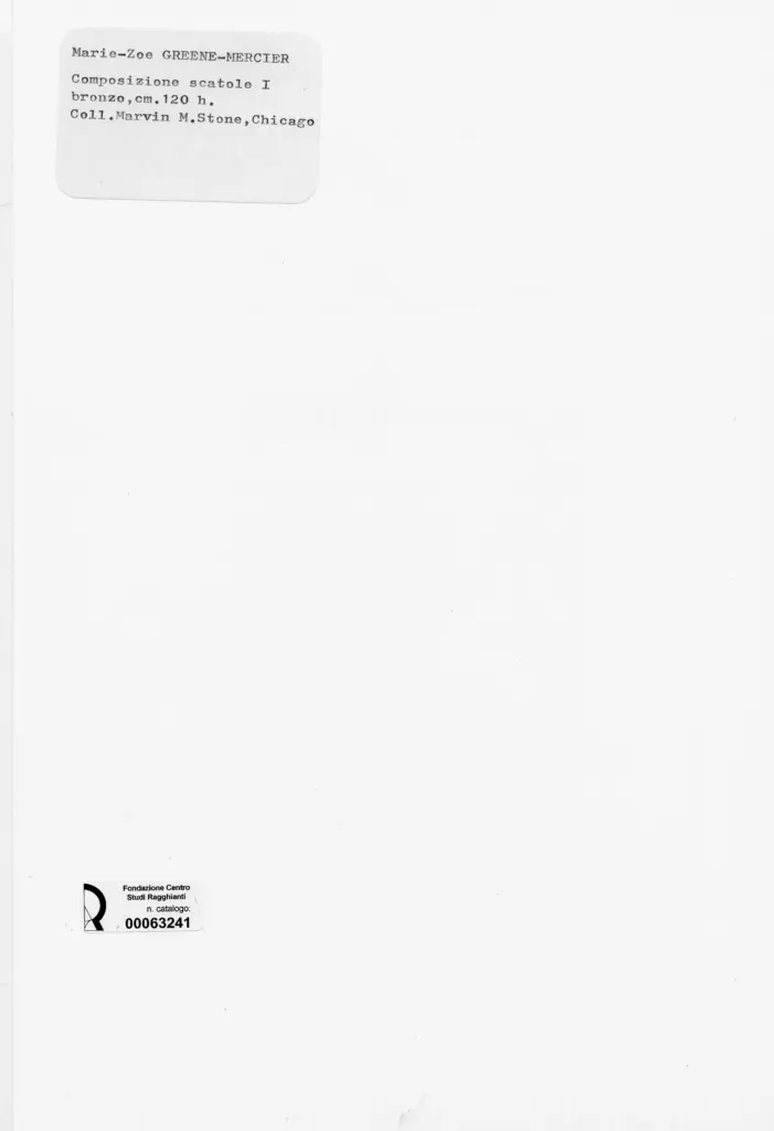 Anonimo , Greene-Mercier, Marie Zoe , retro