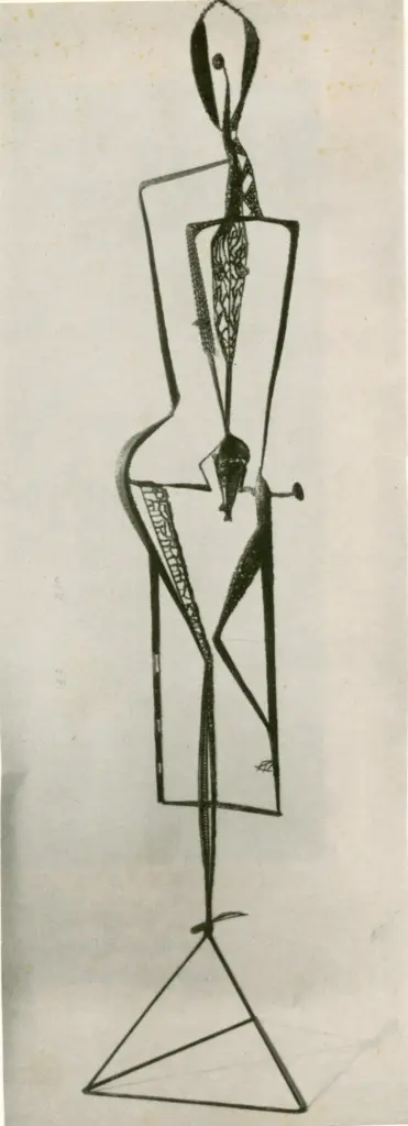 Hare, David , Figure in a window -