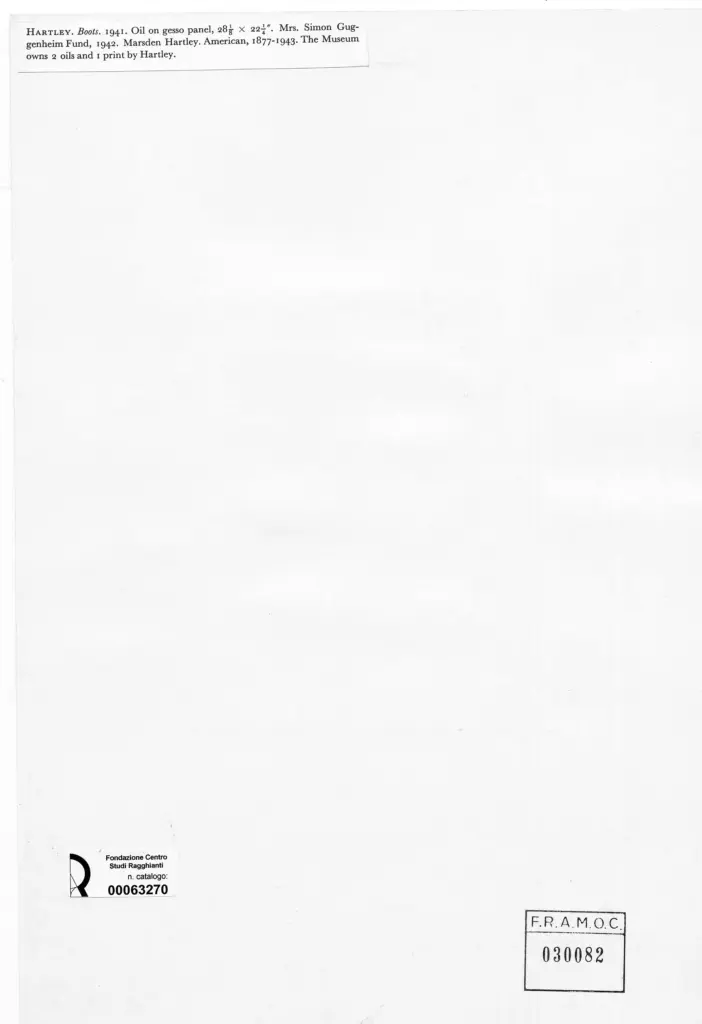 Anonimo , Hartley, Marsden - sec. XX - Boots , retro