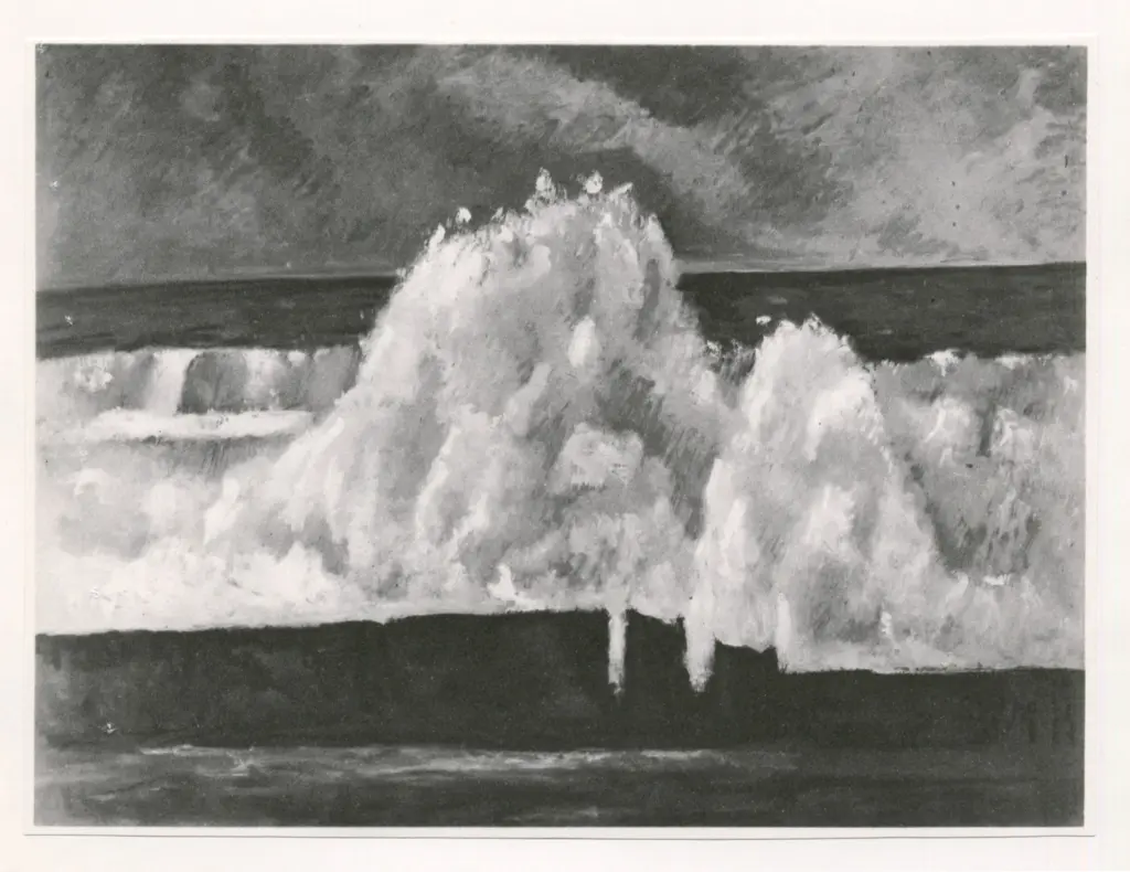 Anonimo , Hartley, Marsden - sec. XX - L'onda , fronte