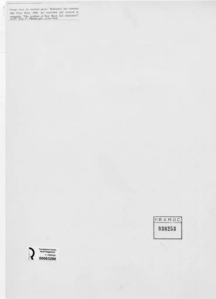 Anonimo , Hofmann, Hans - sec. XX - Fruit Bowl , retro