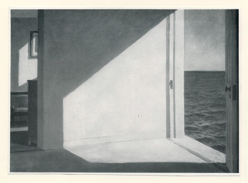Anonimo , Hopper, Edward - sec. XX - Rooms by the Sea , fronte