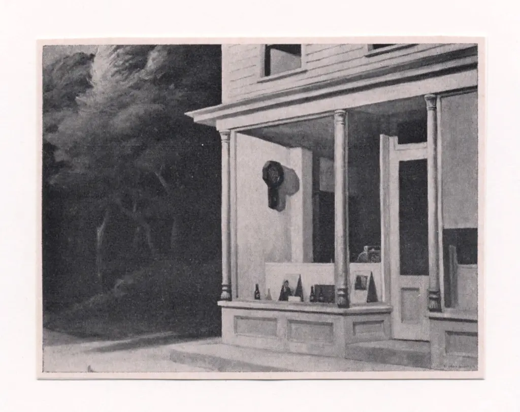 Anonimo , Hopper, Edward - sec. XX - Seven A.M. , fronte