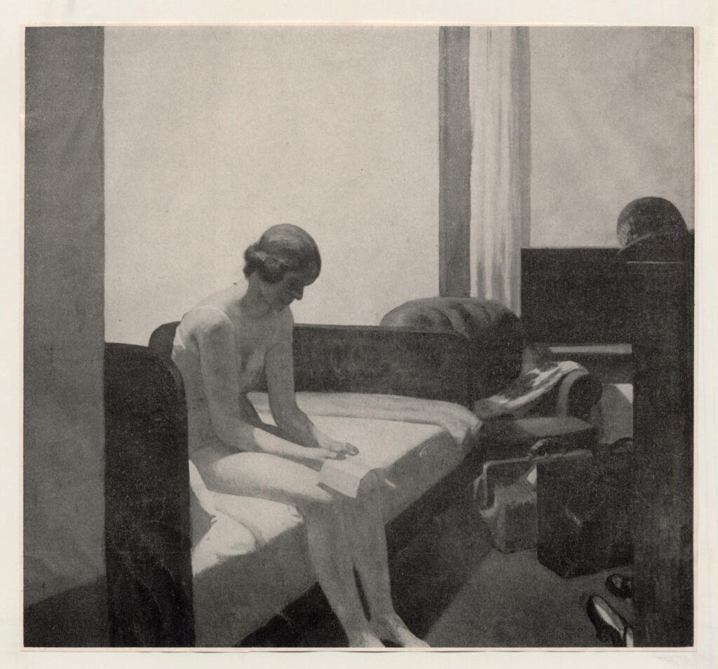 Anonimo , Hopper, Edward - sec. XX - Hotel Room , fronte
