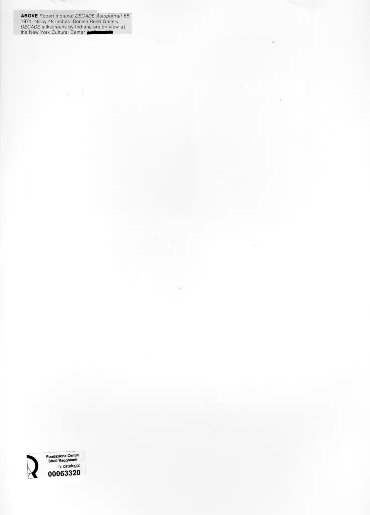 Anonimo , Indiana, Robert - sec. XX - Above , retro