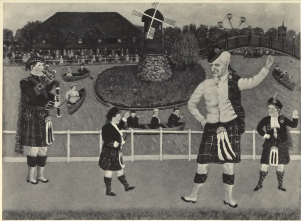 Anonimo , Kane, John - sec. XX - Festa scozzese a Kennywood , fronte