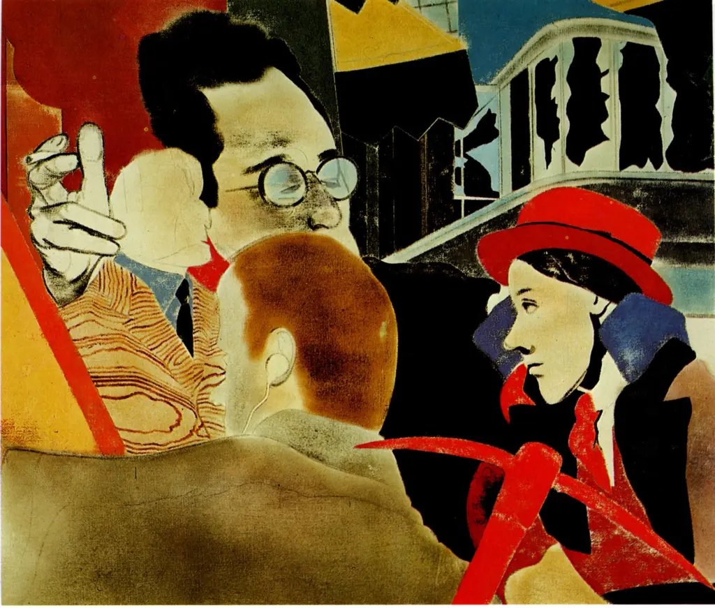 Anonimo , Kitaj, Ron - sec. XX - The autumn of Central Paris (particolare) , fronte