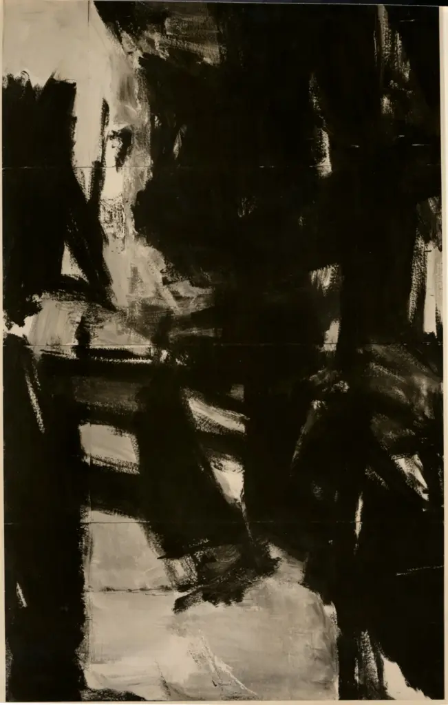 Anonimo , Kline, Franz - sec. XX - New Year Wall: Night , fronte