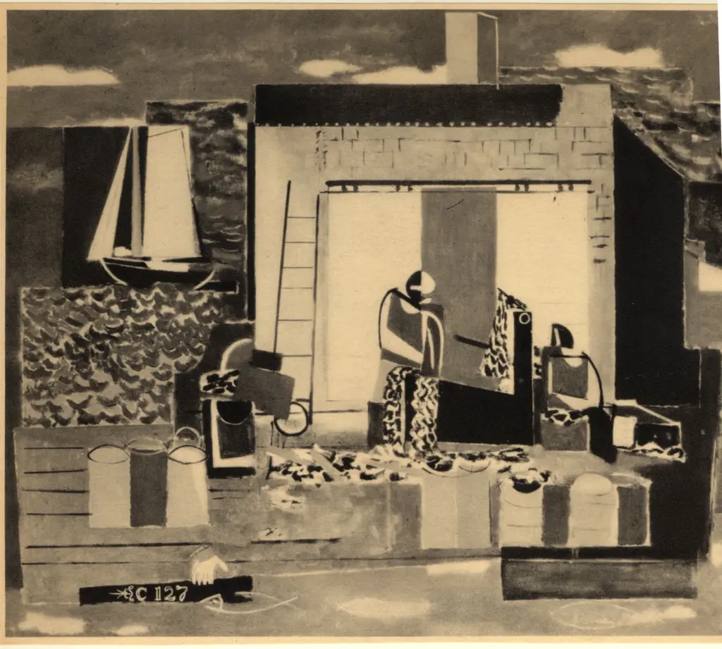 Anonimo , Knaths, Karl - sec. XX - Marinaio e reti , fronte