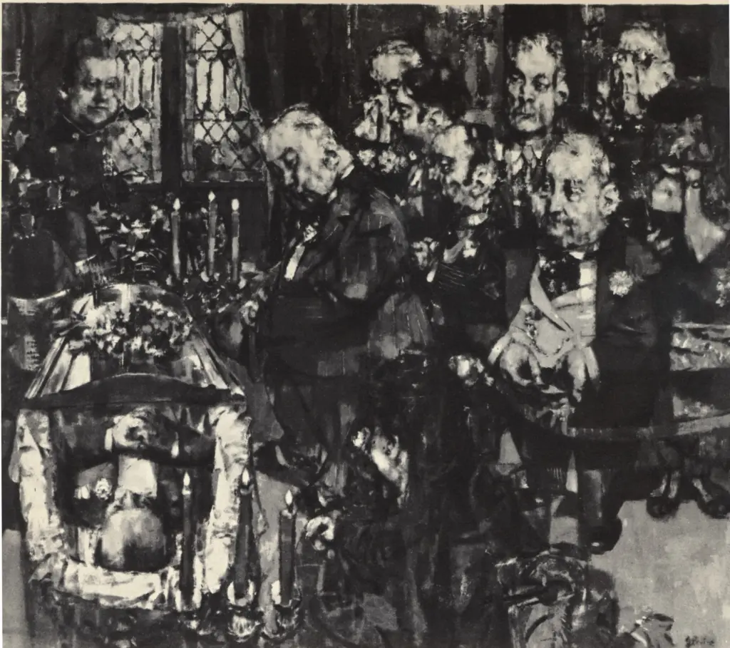 Anonimo , Levine, Jack - sec. XX - Funerali del Gangster , fronte