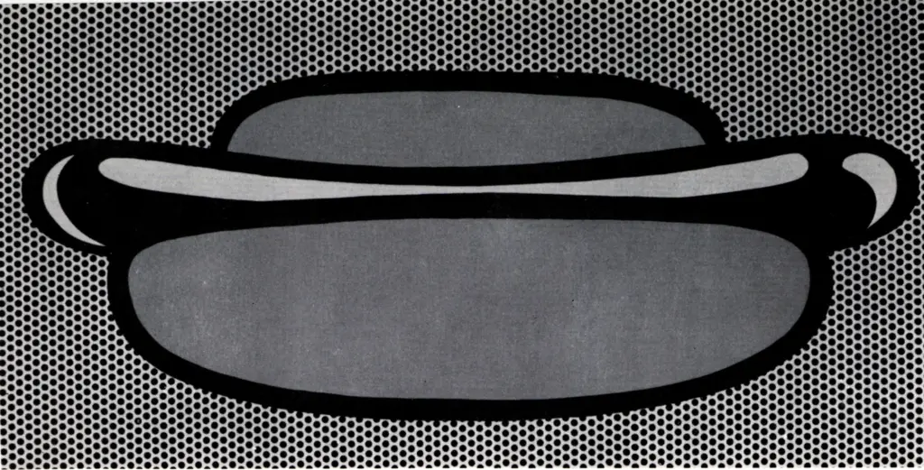 Anonimo , Lichtestein, Roy - sec. XX - Hot dog , fronte