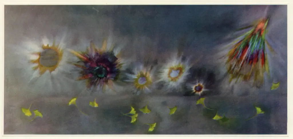 Anonimo , Maciver, Loren - sec. XX - Spruzzi d'olio e foglie , fronte